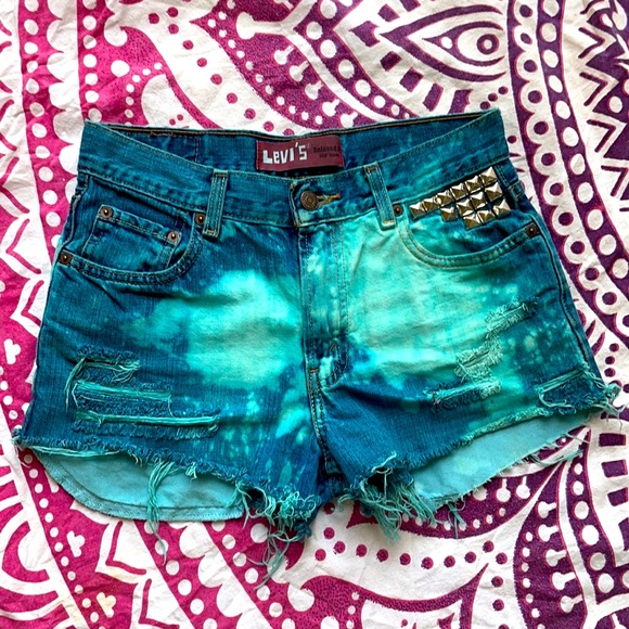 Levi’s custom denim shorts